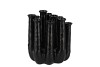 INGA JAHRA BLACK VASE TUBE 20X16X24CM NM