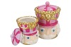 CANDY NUTCRACKER PINK/LILA JAR 12X12X15CM