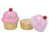 CANDY DECORATION PINK/LILA MIX DONUT JAR ASS 12X12X14CM