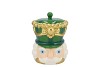 CANDY NUTCRACKER GREEN JAR 12X12X15CM