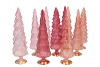 TWINKLE SWEETS PINK MIX GLASS TREE SHINY ASS 9X30CM