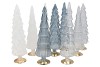 TWINKLE GREY MIX GLASS TREE SHINY ASS 9X35CM NM