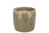 IRON STONE SAND GLAZED POT 12X11CM