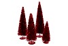 SPARKLE RED TREE SEQUINS 15X40CM