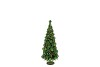 SPARKLE GREEN TREE XMAS BALL 14X32CM