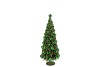 SPARKLE GREEN TREE XMAS BALL 18X43CM