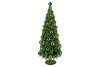 SPARKLE GREEN TREE XMAS BALL 25X64CM