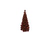 SPARKLE BRONZE TREE XMAS BALL 14X32CM