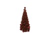 SPARKLE BRONZE TREE XMAS BALL 18X43CM