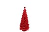 SPARKLE RED TREE XMAS BALL 18X43CM