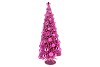 SPARKLE FUCHSIA TREE XMAS BALL 25X64CM