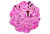 SPARKLE FUCHSIA TREE XMAS BALL 25X64CM