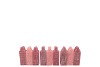 AMSTERDAM HOUSE SWEETS PINK MIX CANDLE 4X4X12CM