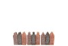 AMSTERDAM HOUSE WOODS BROWN MIX CANDLE 4X4X12CM