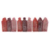 AMSTERDAM HOUSE RED MIX CANDLE 7X7X20CM