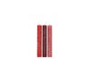 FROSTY RED MIX TAPER CANDLE 2X15CM