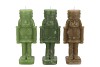 FROSTY NUTCRACKER GREEN MIX CANDLE 7X7X20CM