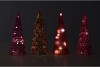 TWINKLE FUCHSIA MIX GLASS TREE LIGHTS ASS 9X22CM NM