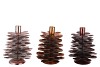 COSMO COPPER MIX CANDLE HOLDER PINE CONE ASS 12X12X15CM