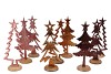 COSMO COPPER MIX XMAS TREES ON FOOT ASS 13X8X29CM