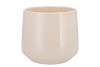 CERAMIC BEIGE STONE POT BERLIN 18CM