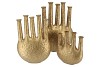 INGA JAHRA GOLD VASE OVAL TUBE 23X10X27CM