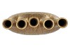 INGA JAHRA GOLD VASE OVAL TUBE 34X15X47CM