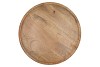 MUMBAI MANGO WOODEN TRAY ROUND SMALL EDGE 44X44X2CM