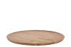 MUMBAI MANGO WOODEN TRAY ROUND SMALL EDGE 38X38X2CM