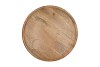 MUMBAI MANGO WOODEN TRAY ROUND SMALL EDGE 38X38X2CM