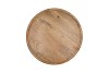 MUMBAI MANGO WOODEN TRAY ROUND SMALL EDGE 33X33X2CM