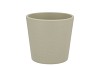 CERAMIC LIGHT KAKI POT ORCHID STRUCTURE 14CM