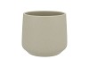 CERAMIC LIGHT KAKI POT BERLIN STRUCTURE 16CM