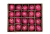 EGGS QUAIL FUCHSIA GLITTER P/60