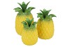 PINEAPPLE TROPICAL YELLOW VASE 23X23X33CM