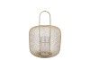 CASABLANCA SAND LANTERN IRON GLASS 30X30X43CM