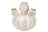 MARA WHITE VASE BOWL TULIP 27X27X31CM