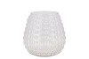 GLASS VASE BALL DOTS 19X20CM