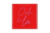 TILE OOH LA LA RED 10X10X1CM