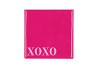 TILE XOXO PINK 10X10X1CM