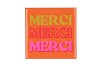 TILE MERCI ORANGE 10X10X1CM