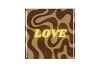 TILE LOVE BROWN 10X10X1CM