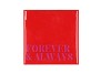 TILE FOREVER & ALWAYS RED 10X10X1CM