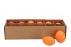 EGGS KIPPEN ORANJE PER 12 5X6CM