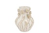 MARA WHITE VASE NECK TULIP 24X24X27CM