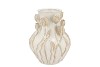 MARA WHITE VASE NECK TULIP 28X28X35CM