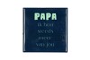 TILE PAPA BLUE 10X10X1CM