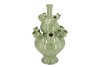 ROTTERDAM GREEN VASE SET TULIP 31X31X46CM NM