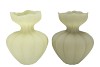 LUXX SUMMER GREEN MIX VASE CONE NECK ASS 26X32CM