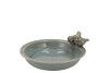 BIRD BOWL GLAZED LIGHT BLUE  23X5CM